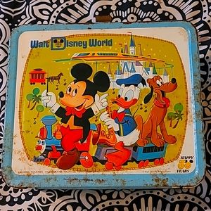 Walt Disney World lunch box Mickey Mouse Edition with Donald Duck and Goofy